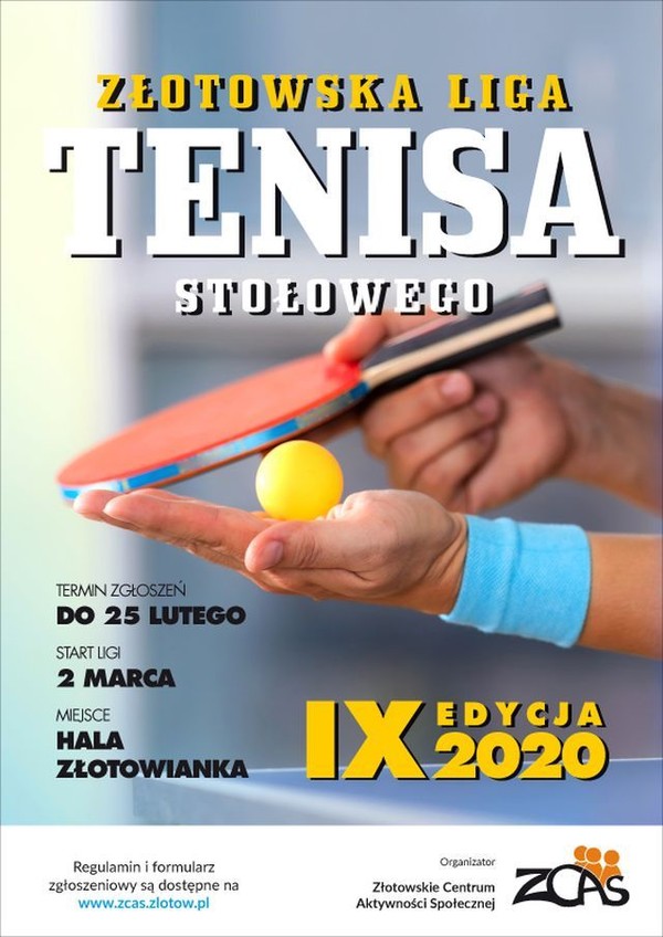 Dokończenie Złotowskiej Ligi Tenisa Stołowego