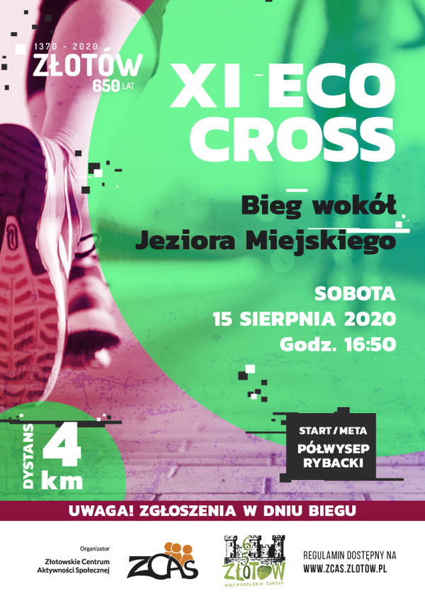 XI ECO CROSS - bieg wokół jeziora Miejskiego