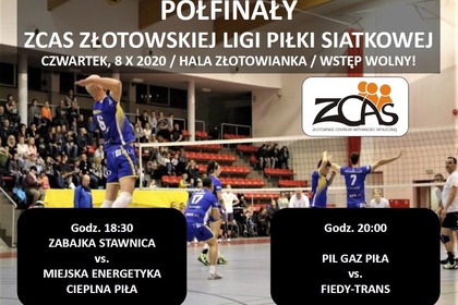 Półfinały ZCAS Złotowskiej Ligi Piłki Siatkowej