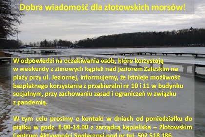 Informacja dla morsów!