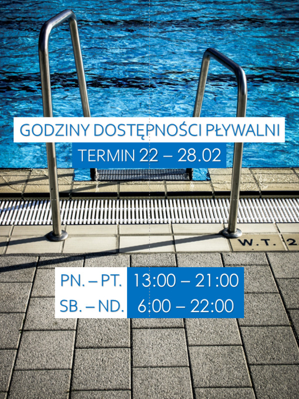 Godziny dostępności Laguny 22-28 luty