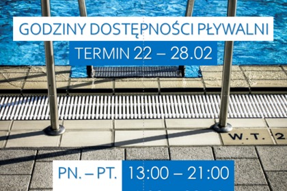 Godziny dostępności Laguny 22-28 luty