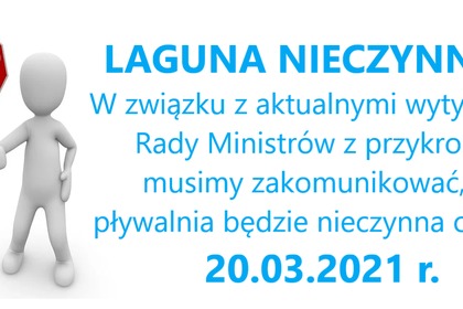 Pływalnia nieczynna od 20 marca !!!