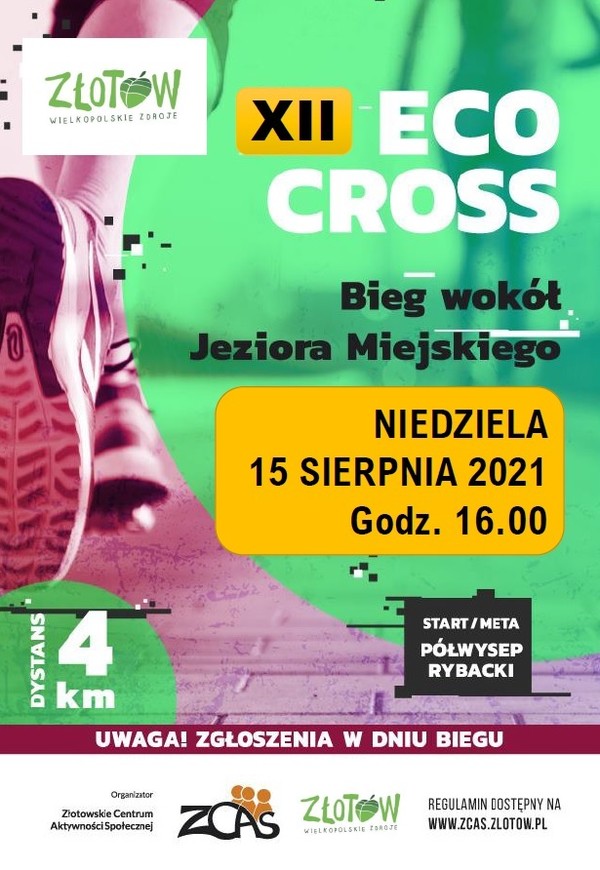 XII ECO CROSS - bieg wokół j. Miejskiego już za 3 dni!