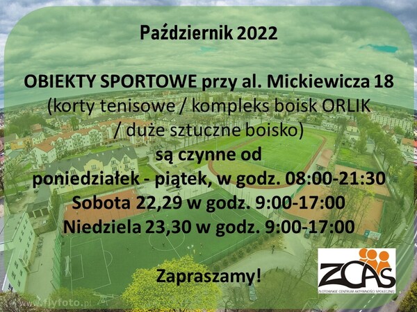 Dostępność obiektów przy al. Mickiewicza 18