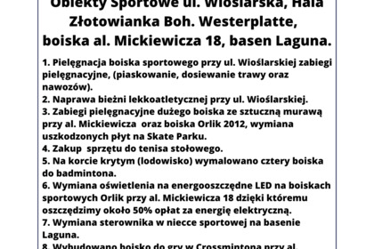 Zrealizowane inwestycje w 2022 r.