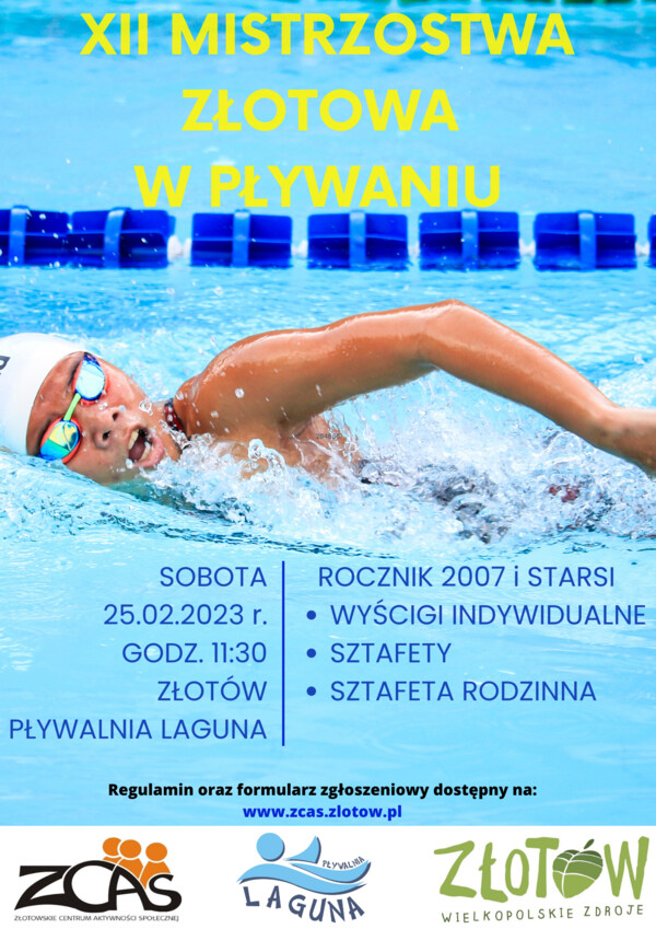 XII Mistrzostwa Złotowa w Pływaniu 25.02.2023