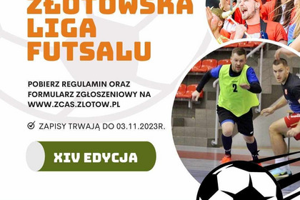 ZŁOTOWSKA LIGA FUTSALU SEZON 2023/2024 JUŻ WKRÓTCE STARTUJEMY!!!