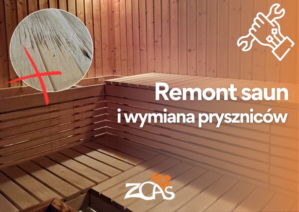 Remont saun i prace konserwatorskie na Pływalni
