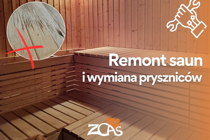 Remont saun i prace konserwatorskie na Pływalni