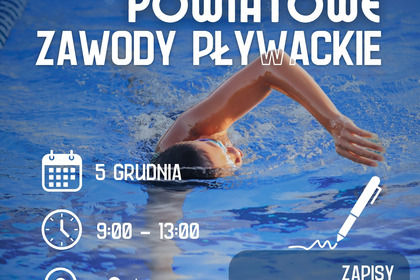 Mikołajkowe Powiatowe Zawody Pływackie 2024r.