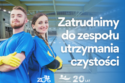 Oferta pracy: obsługa sprzątająca na Pływalni Laguna