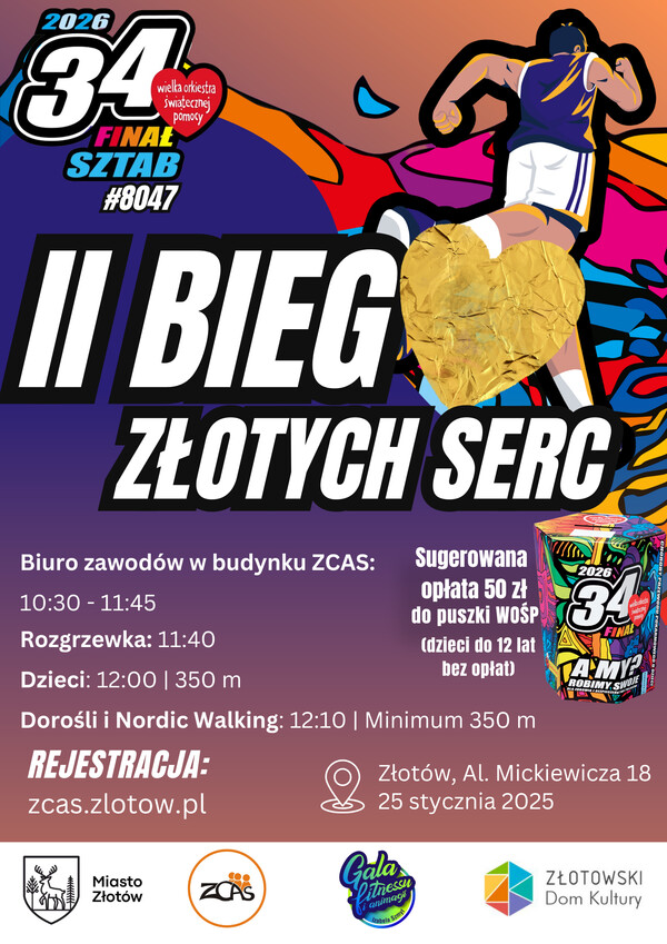 II Bieg złotych serc dla WOŚP! 