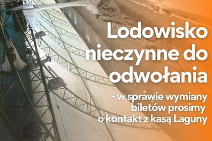 Lodowisko nieczynne do odwołania 