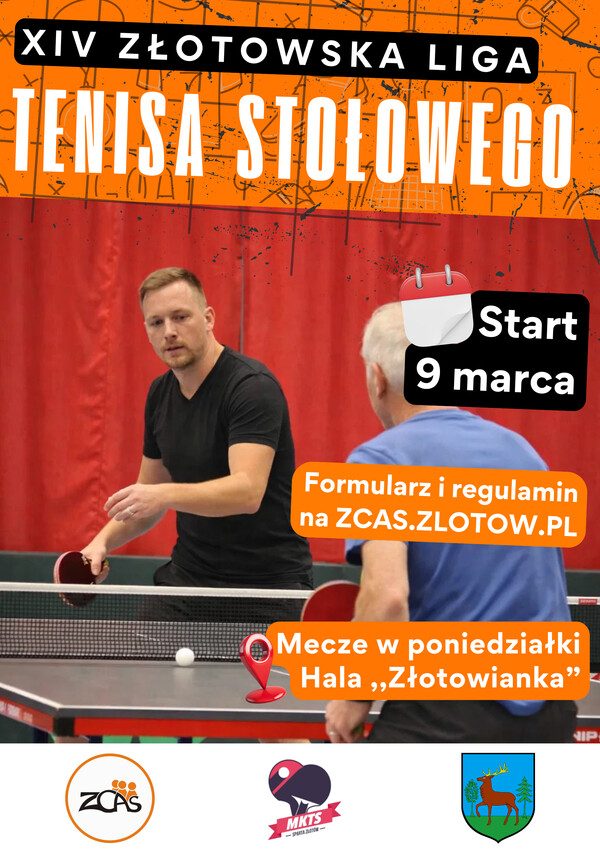 XIV Złotowska Liga Tenisa Stołowego