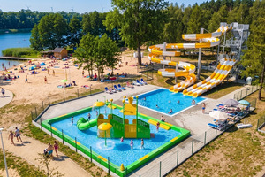 Park wodny przy plaży
