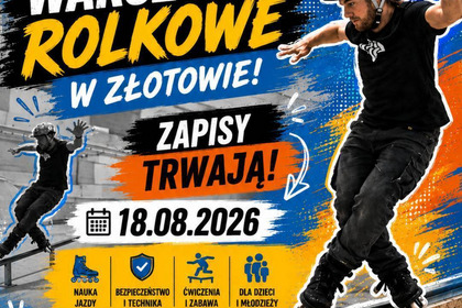 Warsztaty Rolkowe w Złotowie – bezpłatne zajęcia dla dzieci i młodzieży!