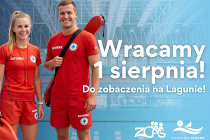 Laguna czynna już od 1 sierpnia!