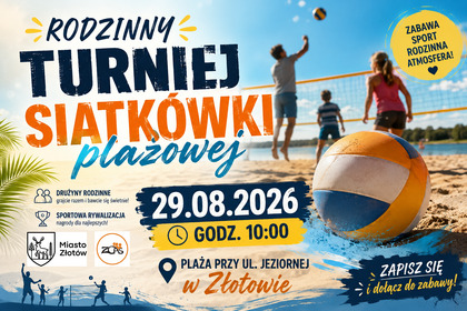 RODZINNY TURNIEJ SIATKÓWKI PLAŻOWEJ!